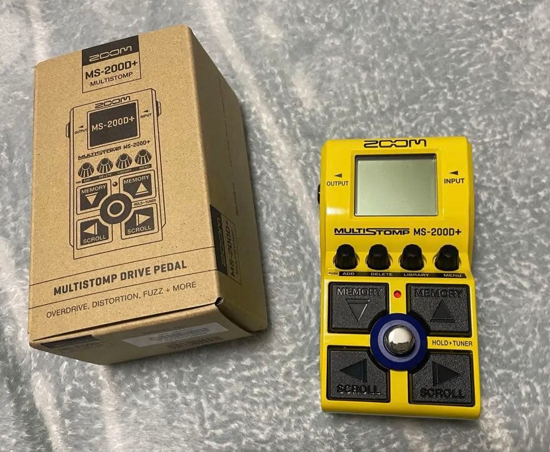 ZOOM MULTISTOMP MS-200D+ ギターエフェクター　箱付き