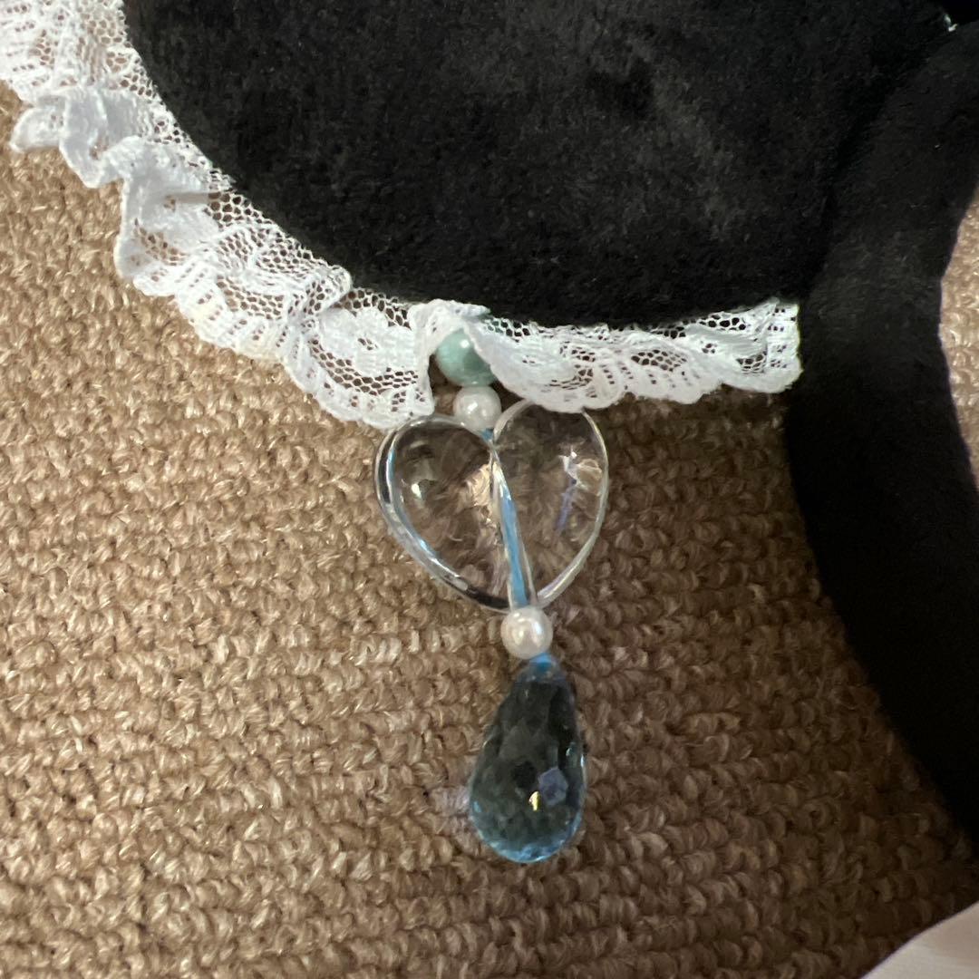 ディズニー ミニー 水玉リボン フリルレース イヤリング カチューシャ