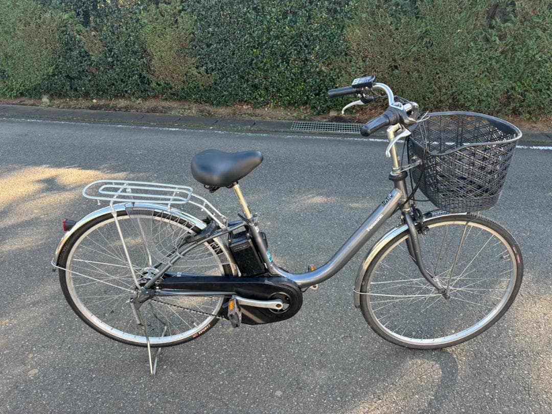 パナソニック 電動自転車 ビビ・YX26 26型 プラズマグレー 札幌市東区のリサイクルショップ快適生活館 / Panasonic 電動自転車