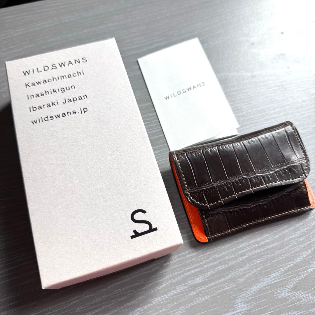 ワイルドスワンズ　クロコダイルレザー ケース　タング　新品