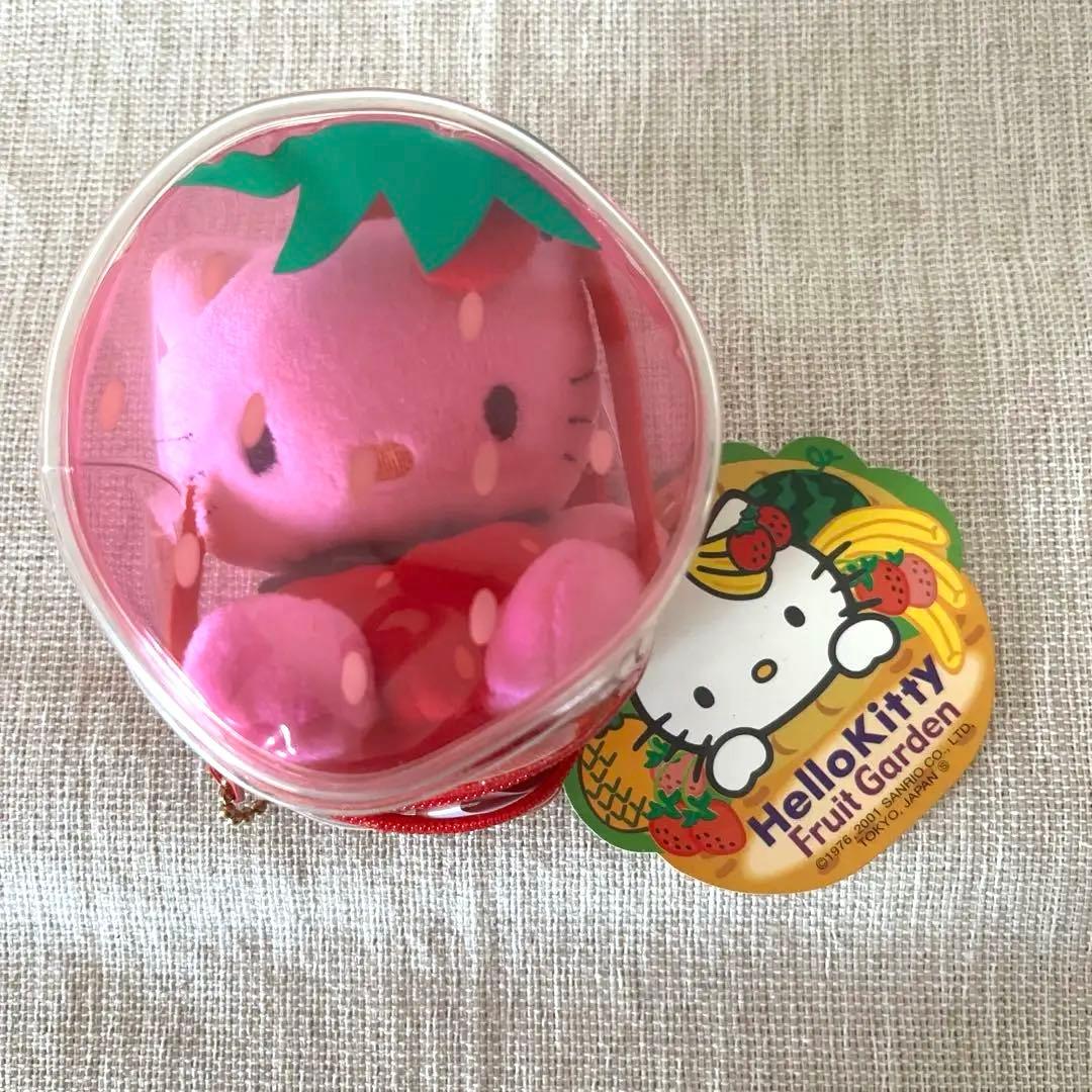 激レアハローキティ フルーツガーデンいちごケース入り 2001年着ぐるみ