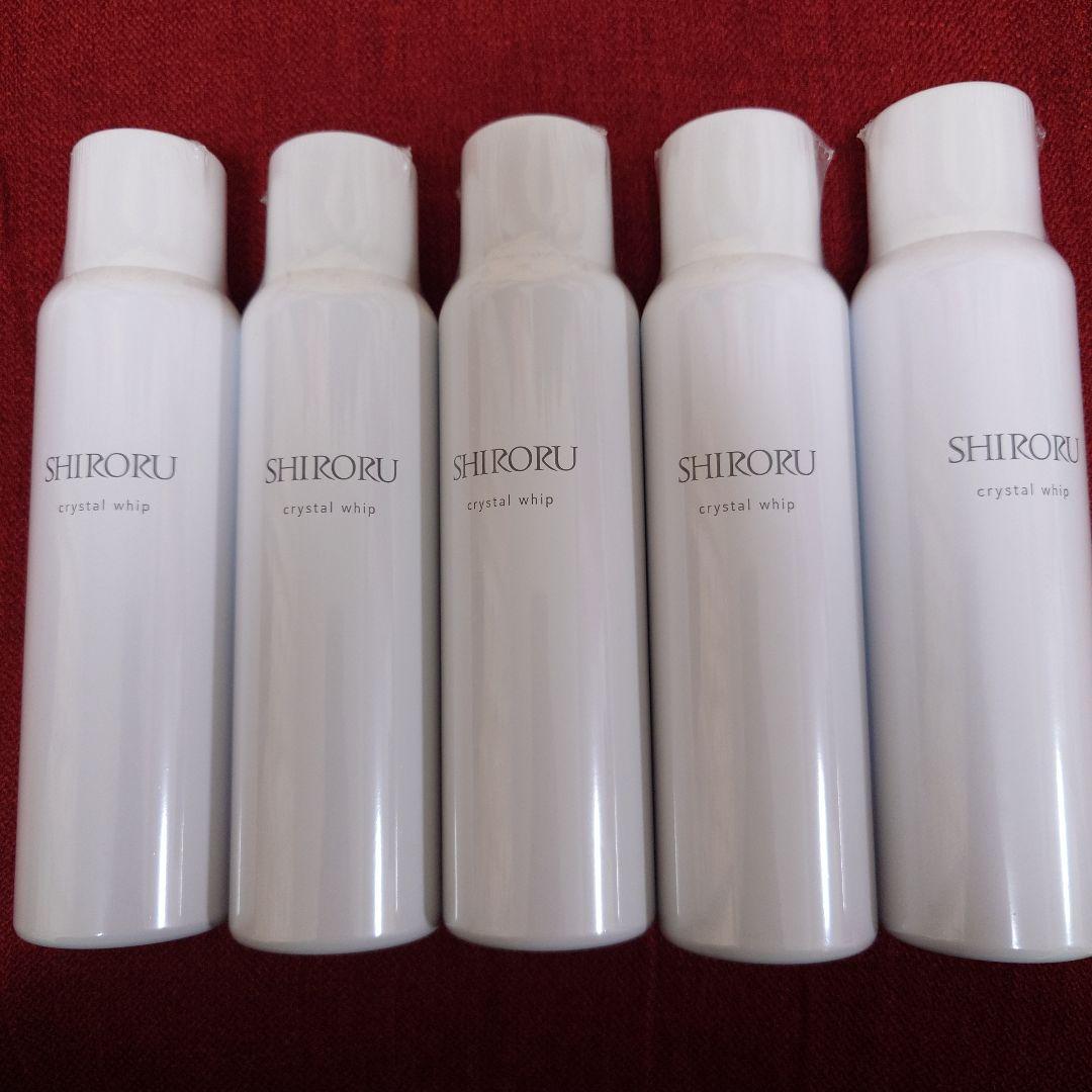 SHIRORU　シロル　クリスタルホイップ　洗顔料　120g✕5セット