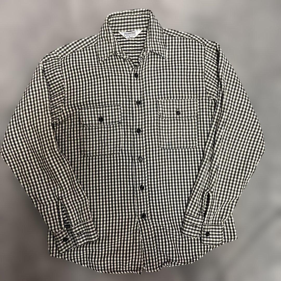 80s five brother ギンガムチェック　usa製