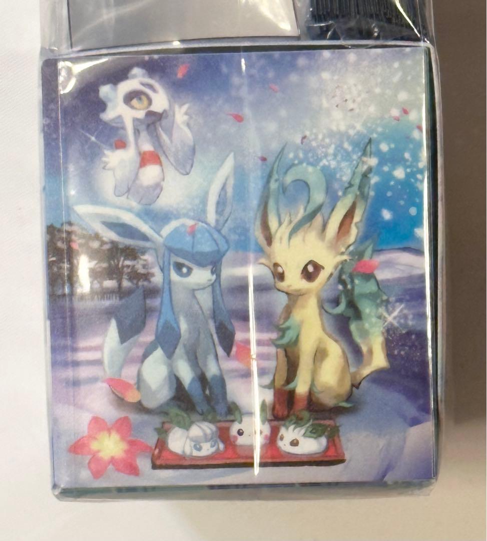 未使用品】ポケモンセンターサッポロ デッキケース＆シールド 64枚入り