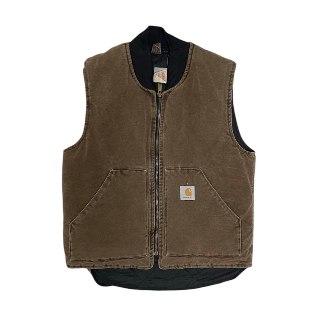 限*！様 90s Carhartt ベスト VQ1882 CHT Medium - メルカリ