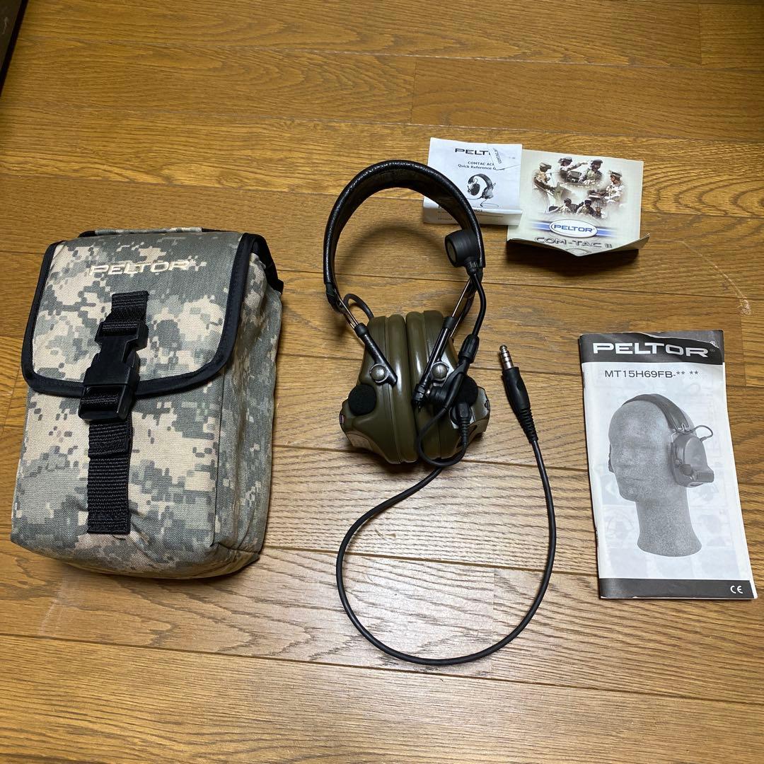 PELTOR comtac XP ヘッドセット　実物