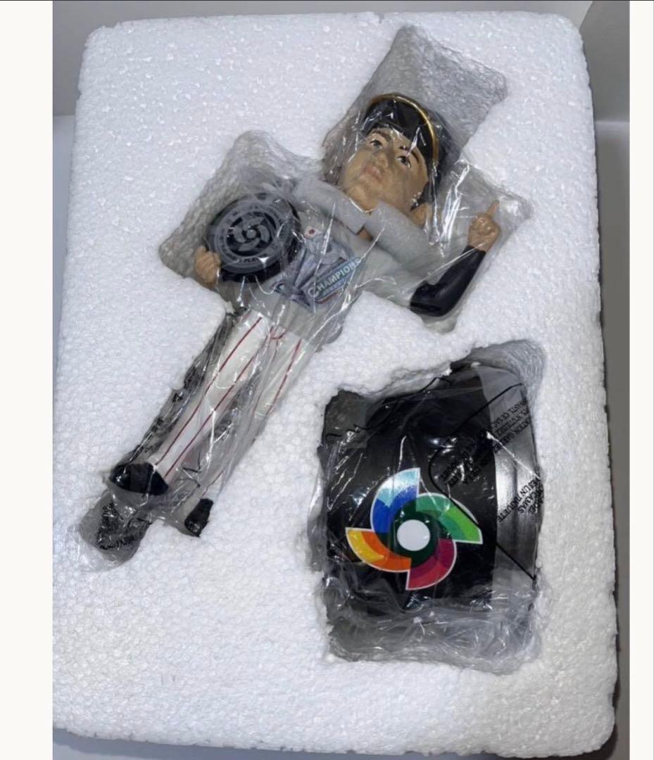 大谷翔平【123個限定】ボブルヘッド WBC 優勝トロフィー MVP盾 - メルカリ