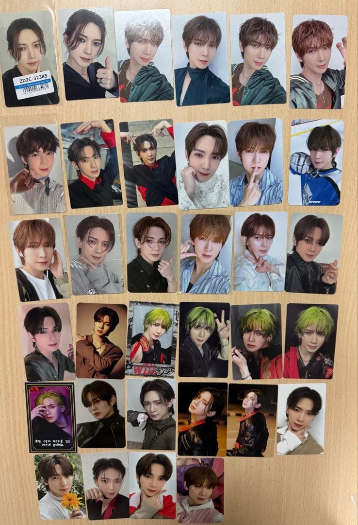 ATEEZ ヨサン　各種トレカセット