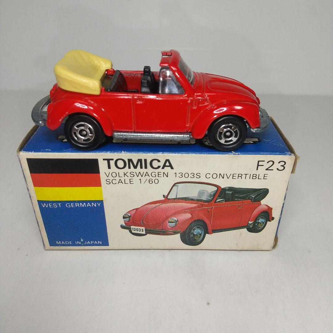 2913)トミカ 青箱 日本製 フォルクスワーゲン 1303S コンバーチブル