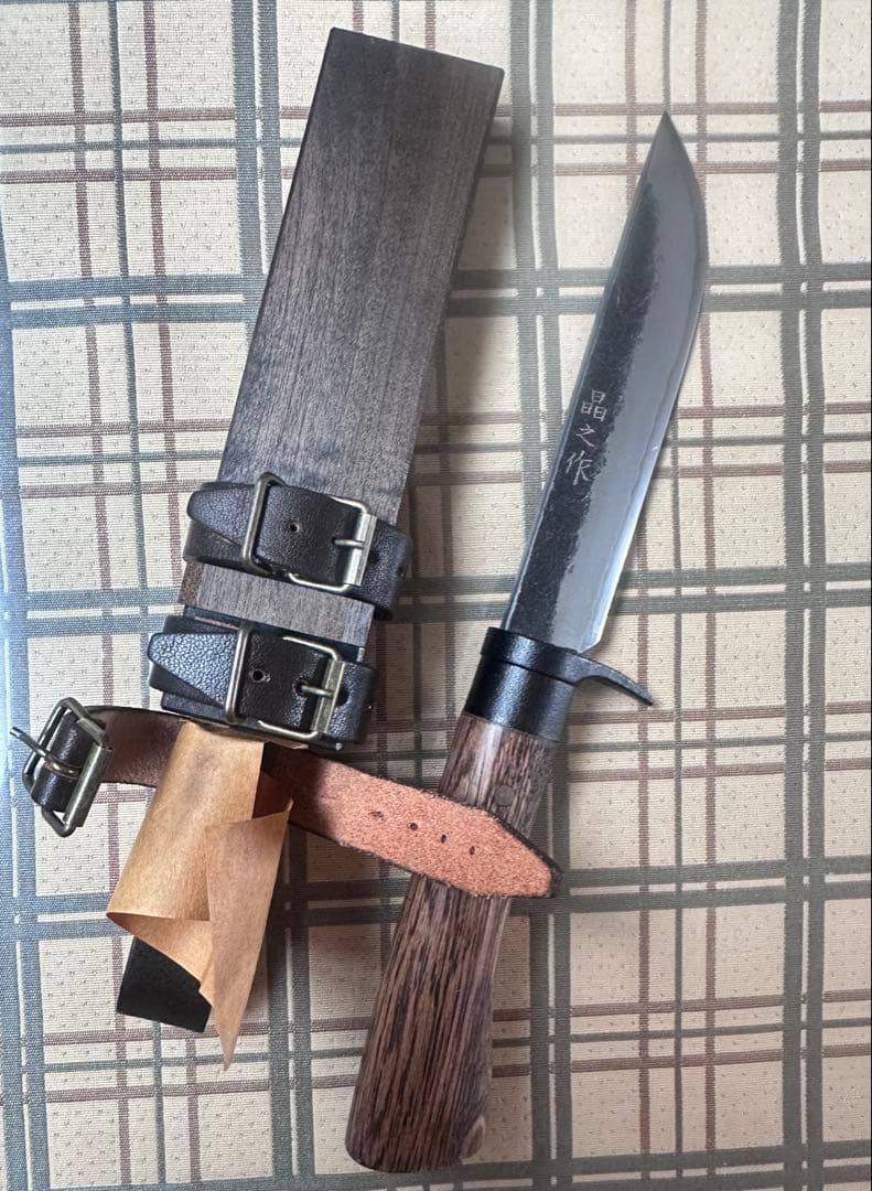 晶之作 剣鉈 (山鉈 狩猟刀) アウトドア D194