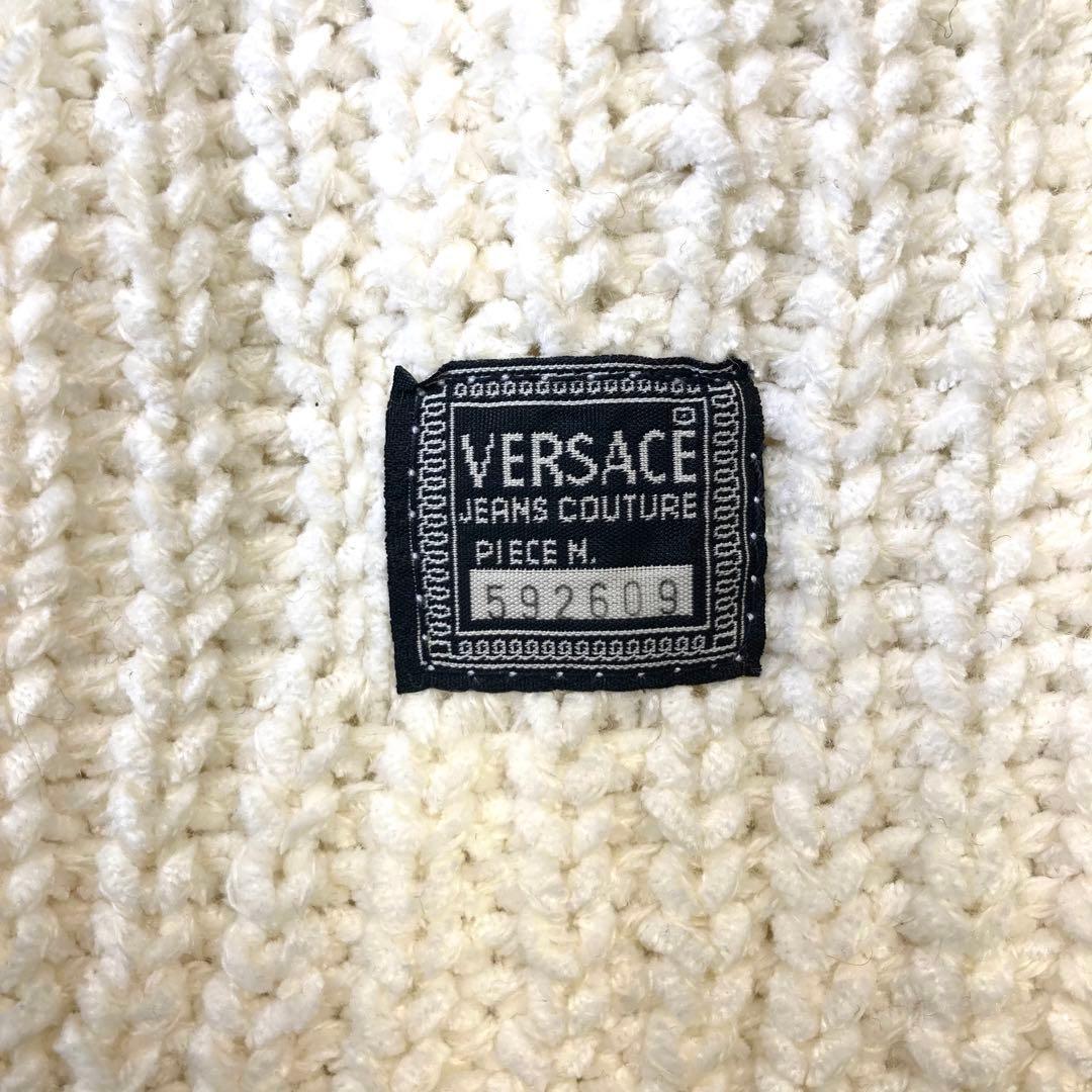 未使用級 ヴェルサーチ ニット ジャケット クロップド メデューサ バイ
