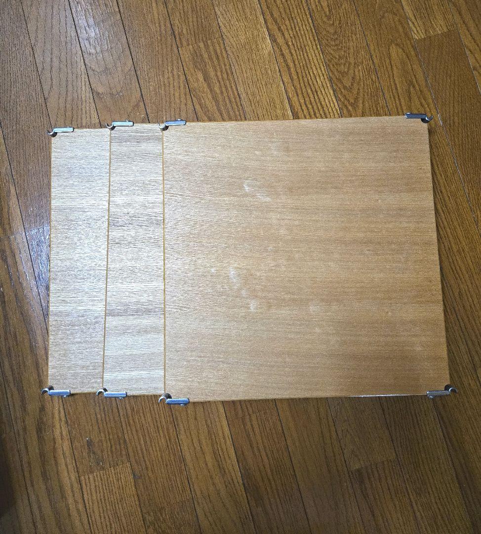 無印良品　帆立　 ステンレスユニットシェルフ　 オーク材 追加棚板3枚