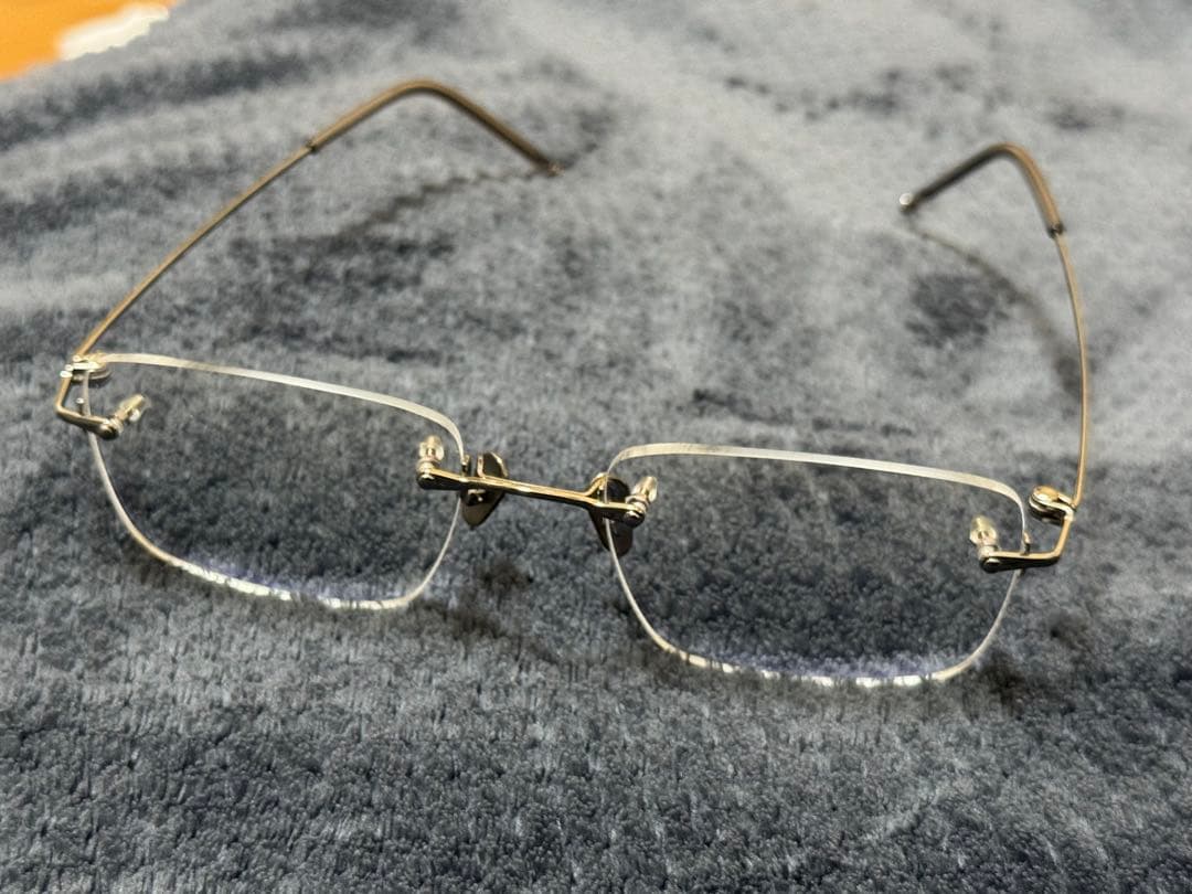 AFRICA EYEWEAR シルバーフレーム メガネ