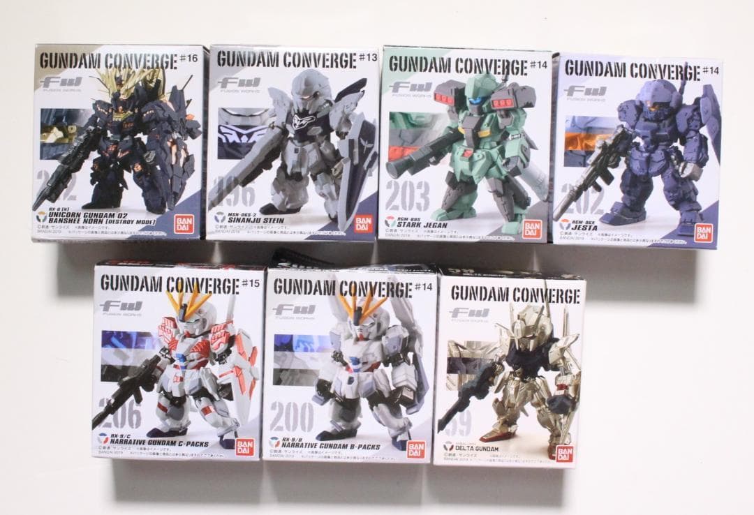 FW GUNDAM CONVERGE バンシー シナンジュスタイン 希少 13個