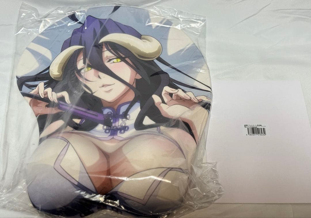 カーテン魂 劇場版 オーバーロード 等身大 アルベド マウスパッド 特典付き