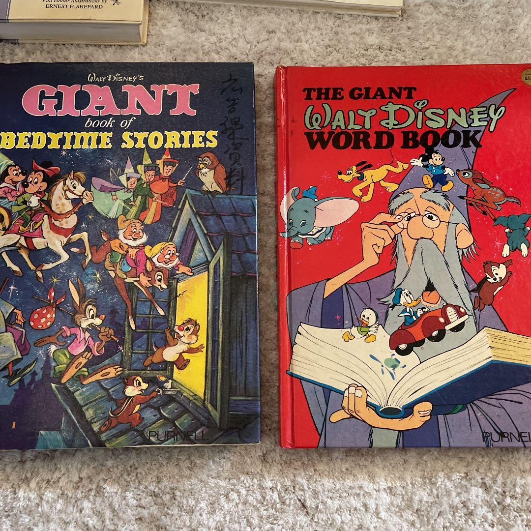 (英語) 80’s ビンテージディズニーとプーさんの絵本