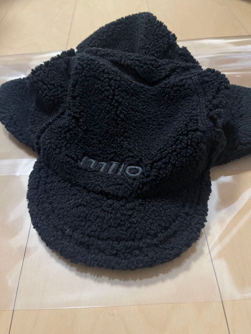 新品 Milo Fleace Cap black ブラック