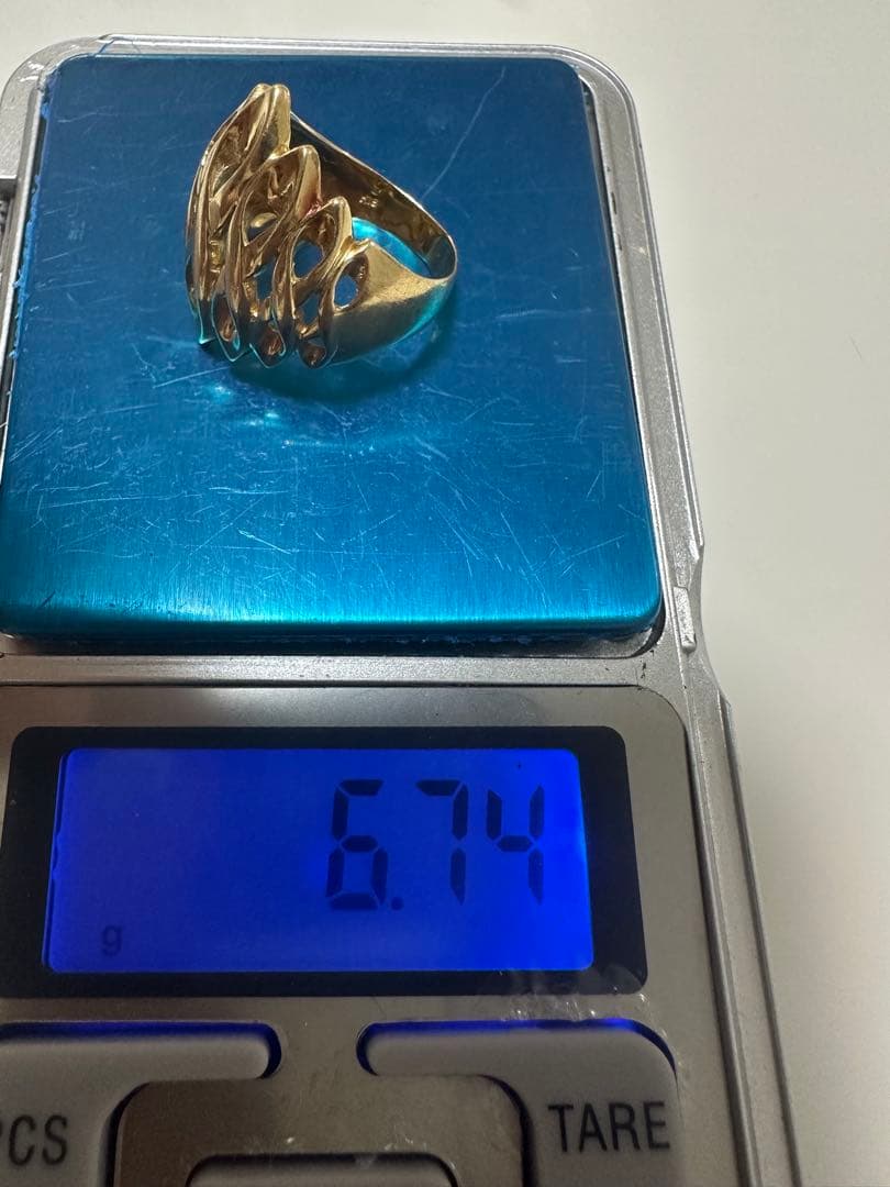 K18 デザインリング 6.74g