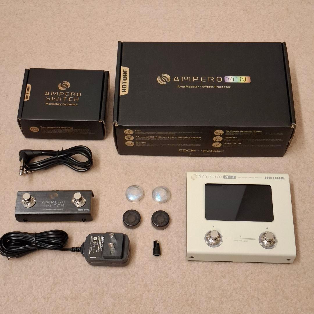 美品★HOTONE AMPERO MINI とフットスイッチセット おまけ付き HOTONE 【WEB限定在庫処分セール】 Ampero Mini（ホットトーン）マルチ