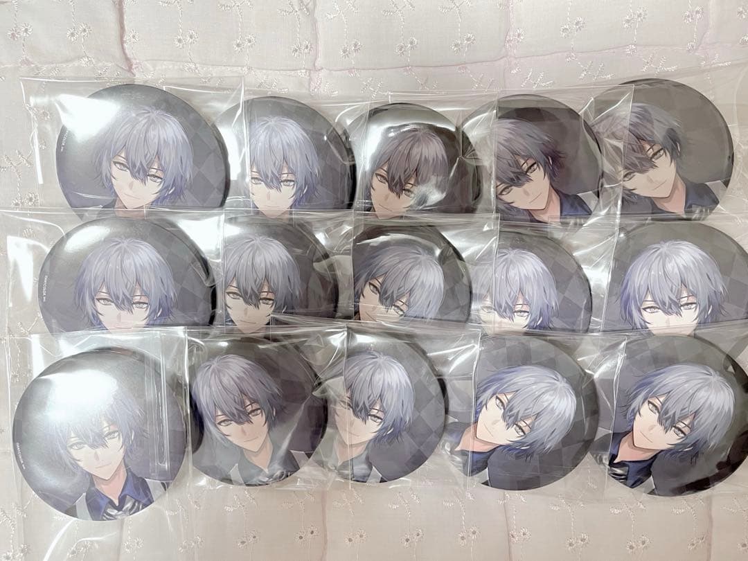 小柳ロウ 缶バッジ アニカフェ 15点