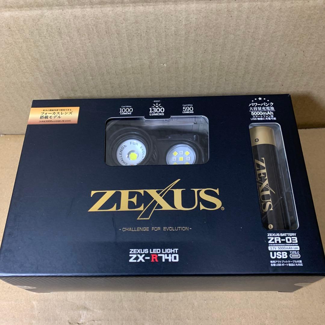 新品未開封　ZEXUS(ゼクサス) LED ヘッドライト ZX-R740 Amazon.co.jp: ZEXUS ZX-R740 LED Headlight with Z-GUARD Set, Clear