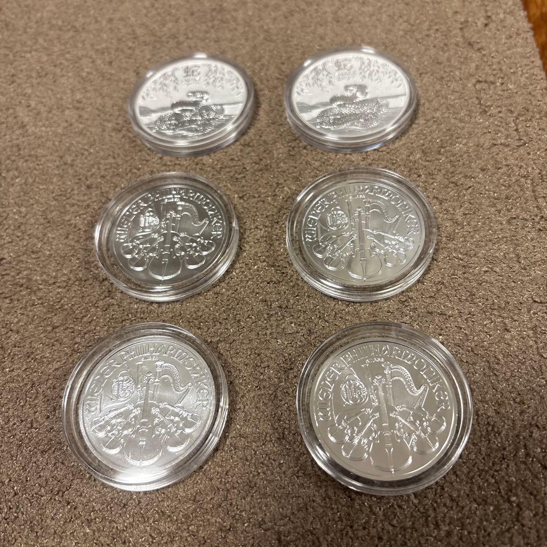 銀貨1オンス 6枚セット
