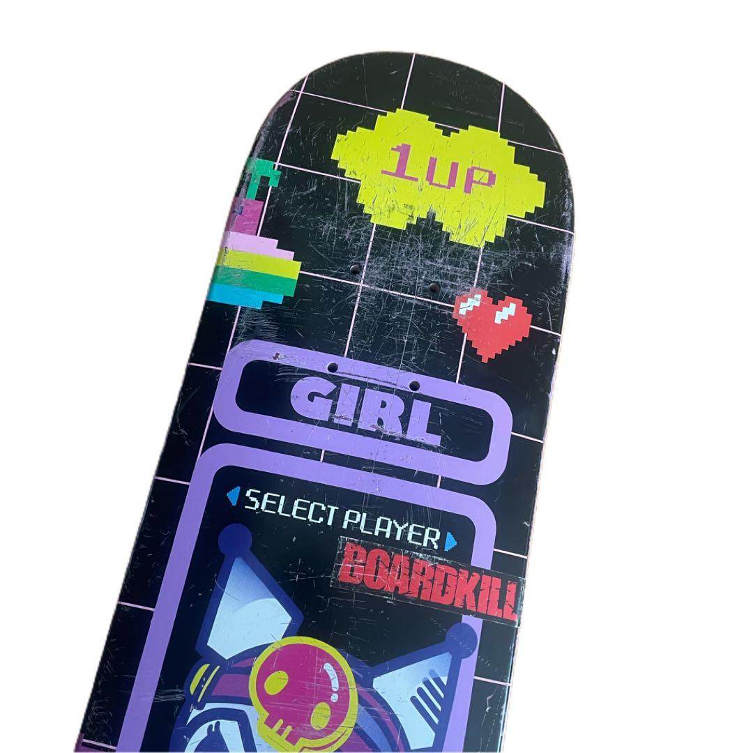 ガール スケートボード デッキ サンリオ コラボ クロミ スケボー