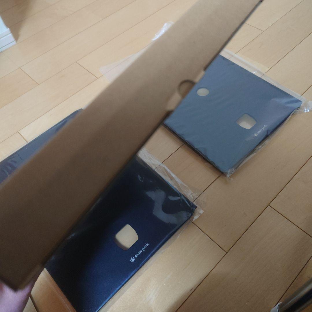 snowpeakお詫びの品 箱付き フラットバーナー専用リッドトレーブラック