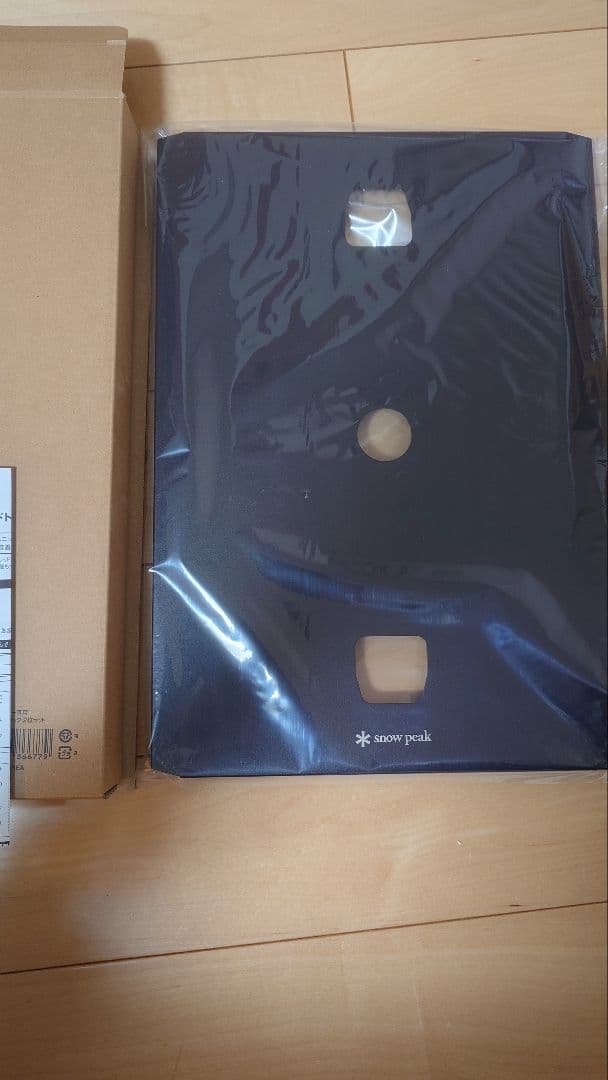 snowpeakお詫びの品 箱付き フラットバーナー専用リッドトレーブラック