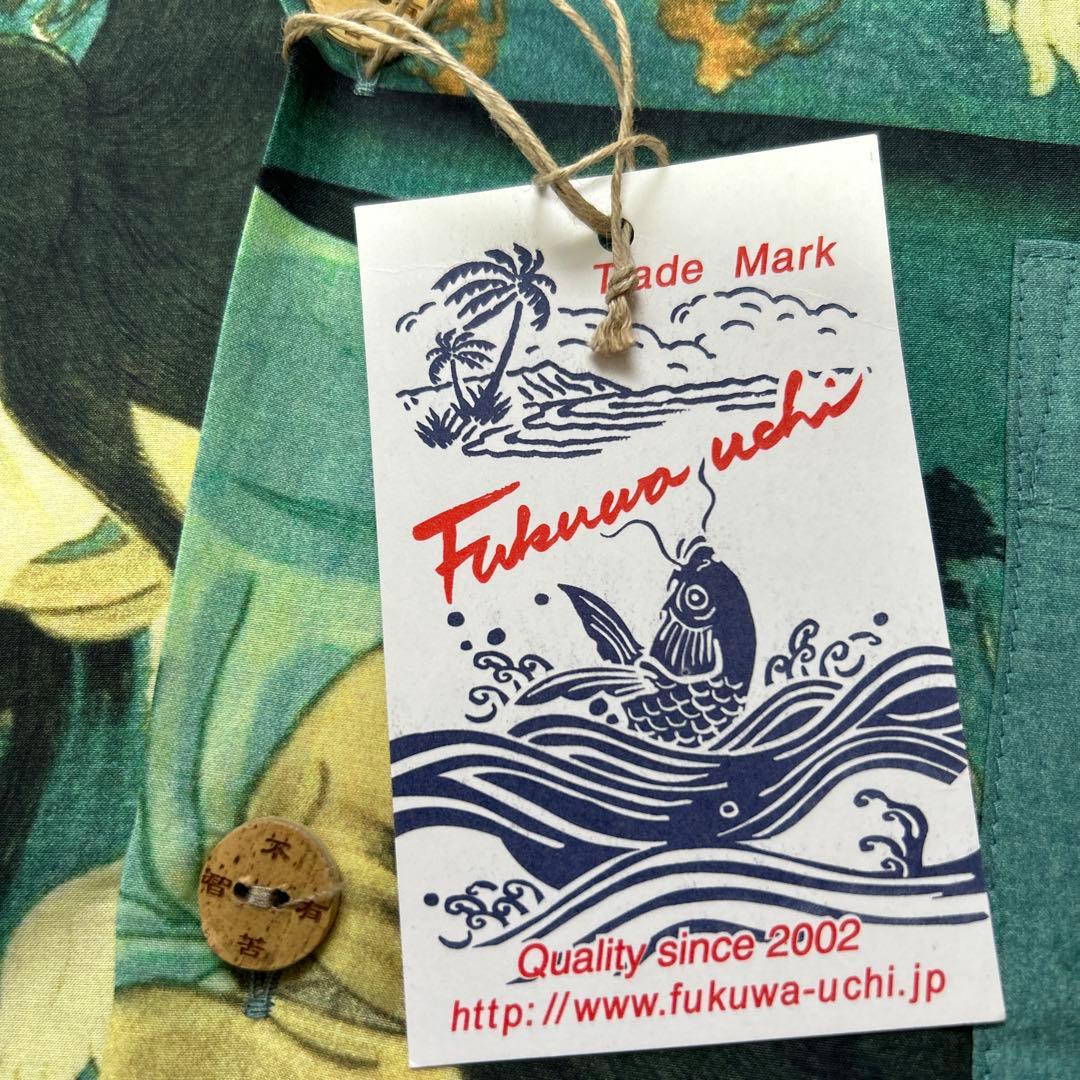 タグ付き Fukuwauchi フクワウチ アロハシャツ XL 浮世絵 幽霊 - メルカリ