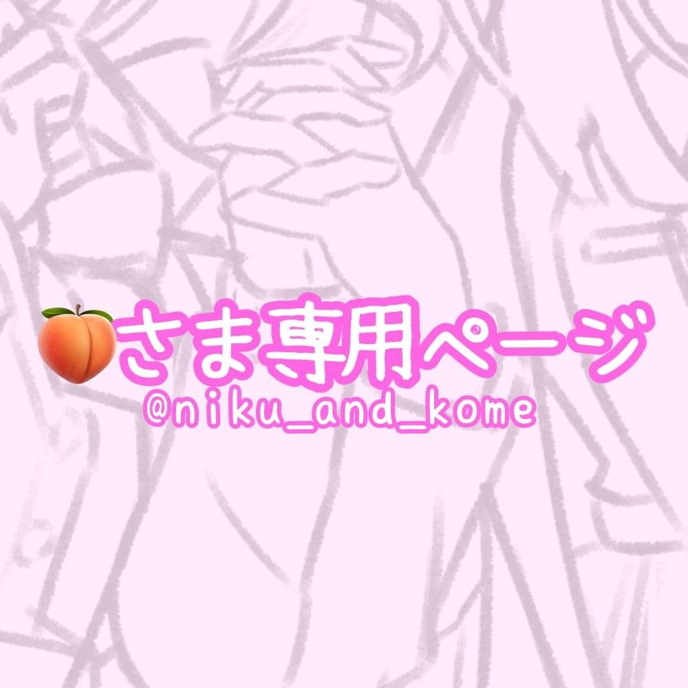 専用お支払いページ(8/31出品)