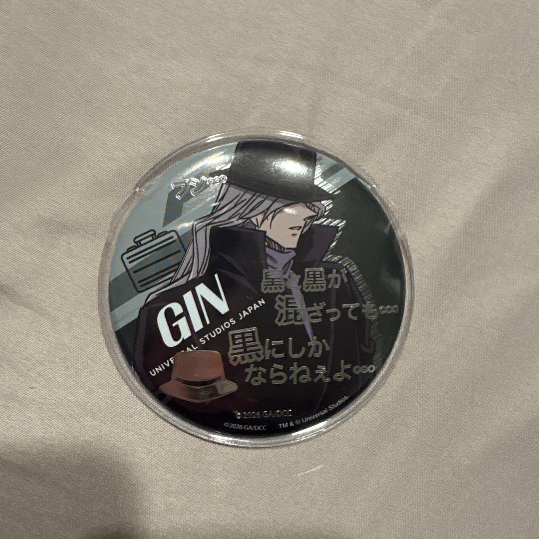 名探偵コナン 【ジン】缶バッジ ユニバ購入商品 - メルカリ