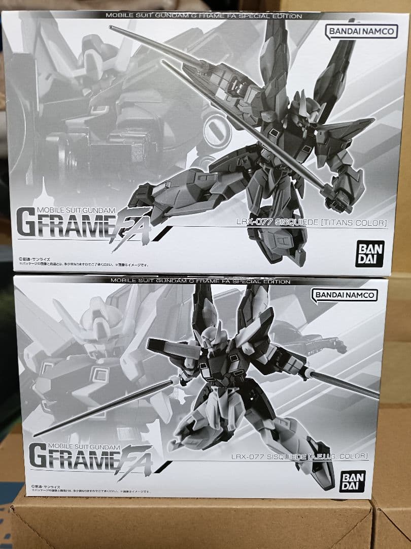 【未開封】G FRAME FA シスクード2種セット 機動戦士ガンダム GフレームFA シスクード(ティターンズカラー