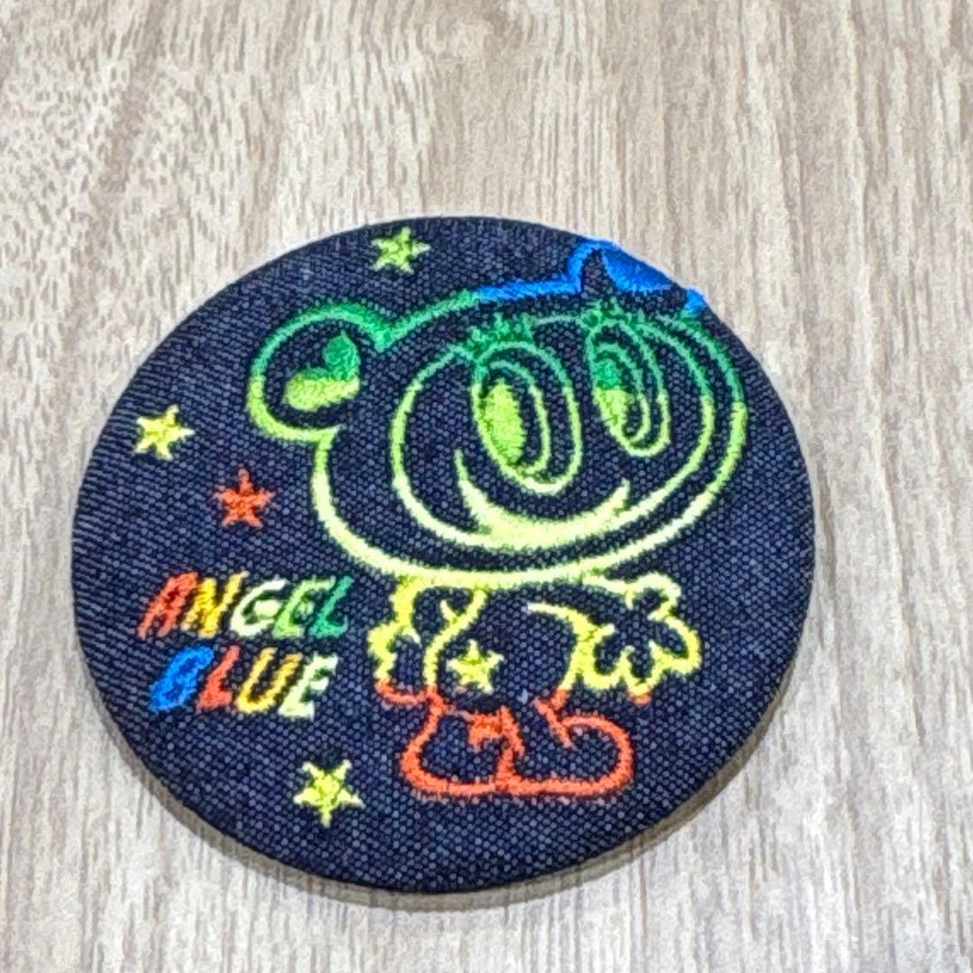 希少 シークレット エンジェルブルー デニム缶バッジ ナカムラくん