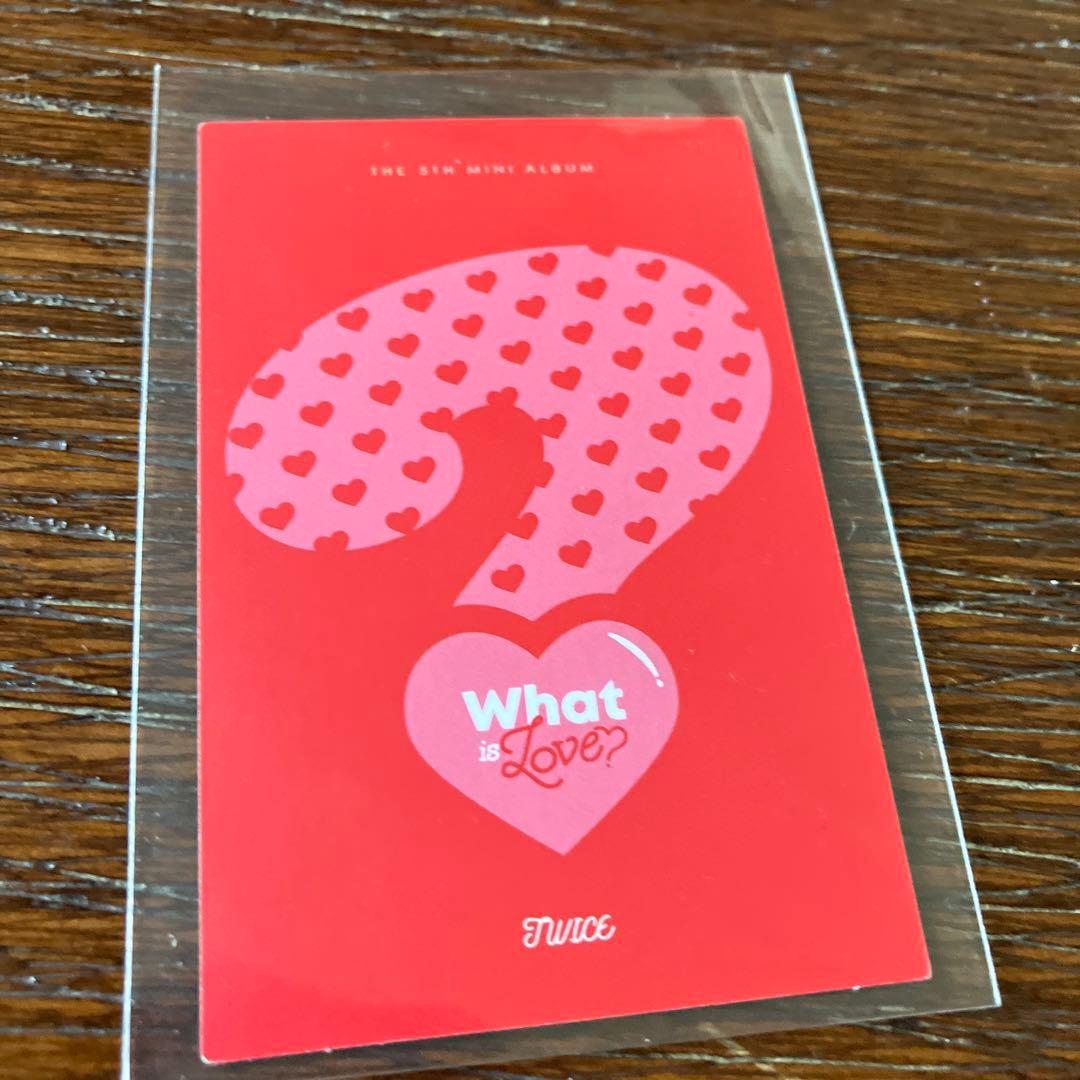 twiceツウィ天使トレカwhat is love? - メルカリ