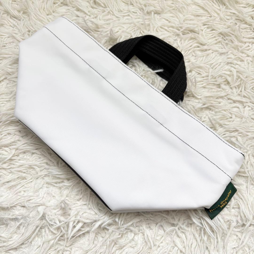 未使用級　エルベシャプリエ　舟形トートバッグ　Sサイズ　ホワイト×ブラック 楽天市場】エルベ シャプリエ HERVE CHAPELIER ナイロン 舟型