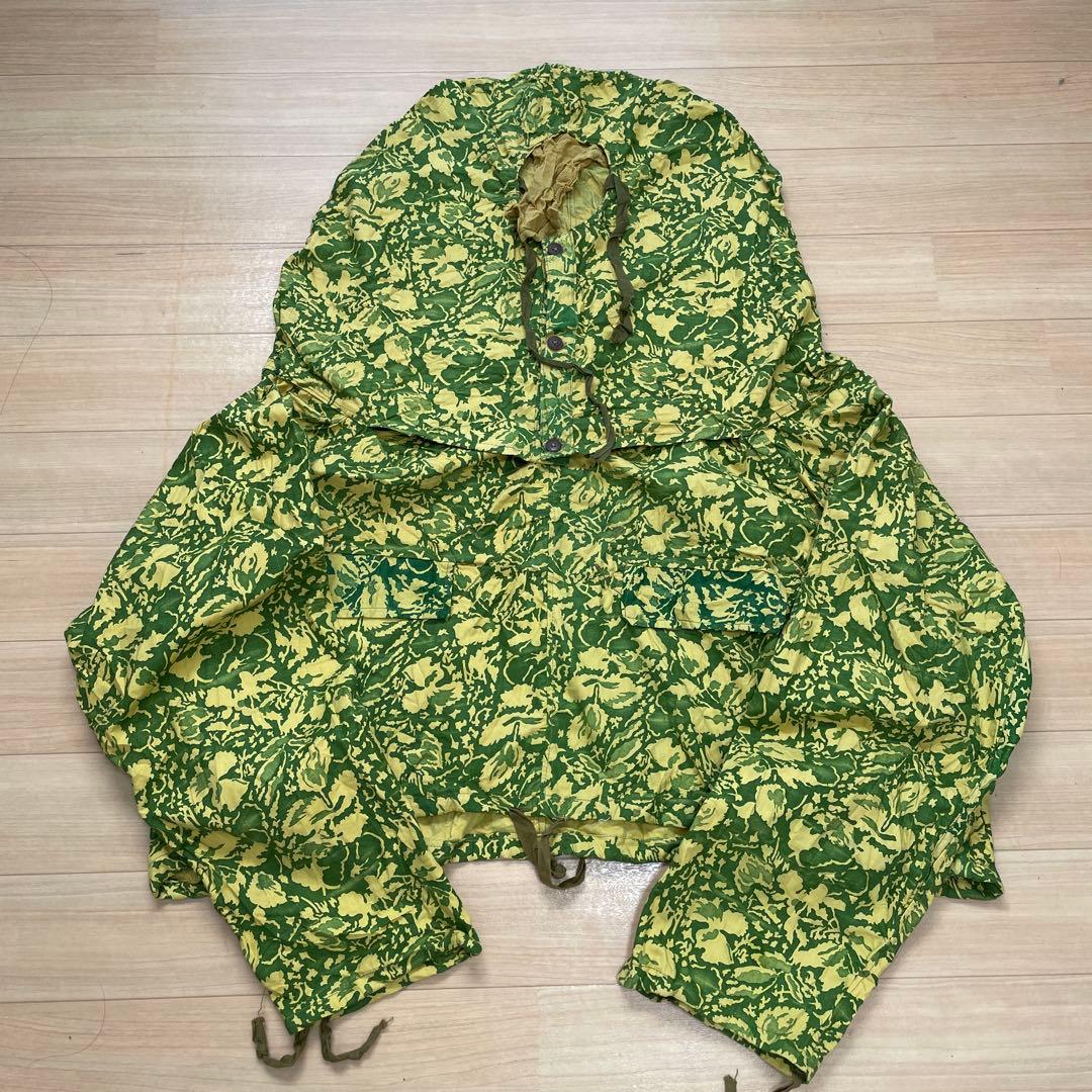 50s デッドストック ルーマニア軍 サマーリーフカモ スナイパー
