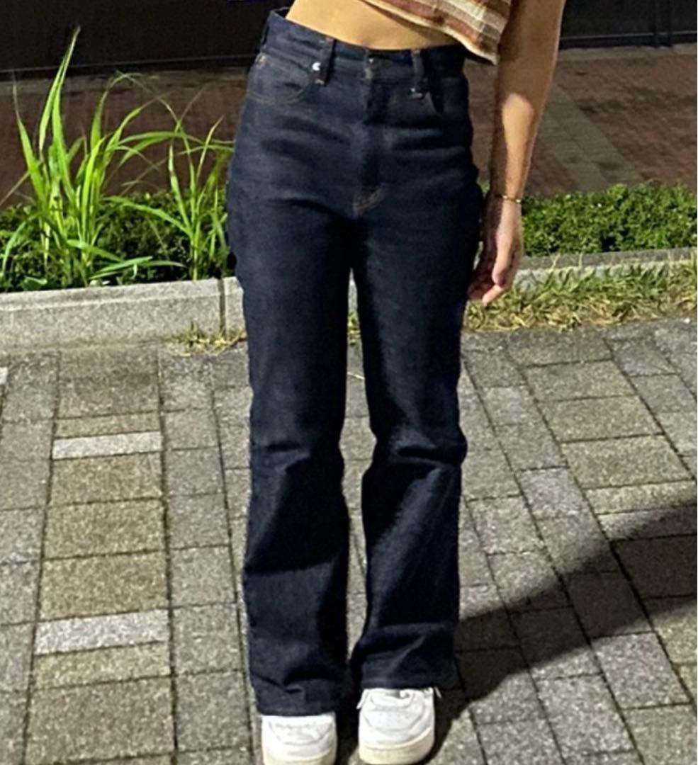 MOUSSY MVS FLARE サイズ26 マウジーフレアデニム【裾直し済み