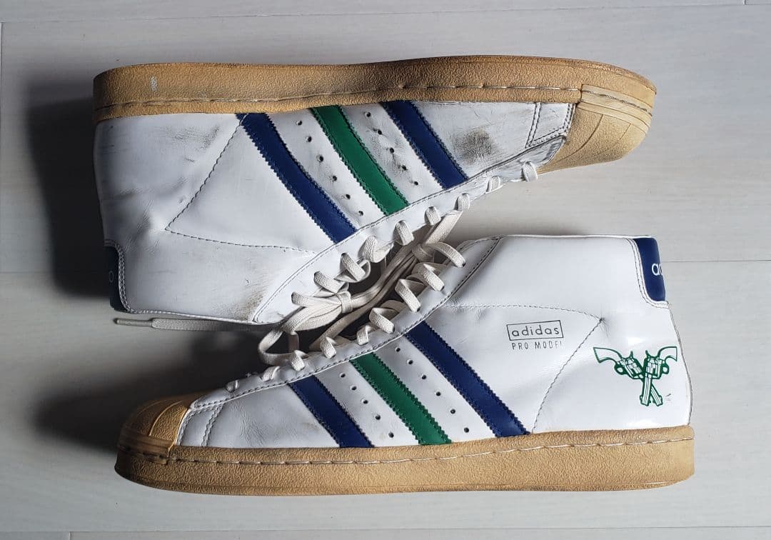 靴 adidas promodel 1970 pistol pete vintage