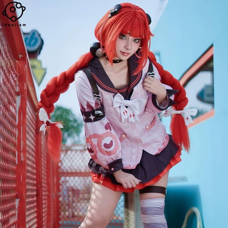 ゼンレスゾーンゼロ ゼンゼロ 浮波 柚葉 コスプレ 衣装 ウィッグ 靴