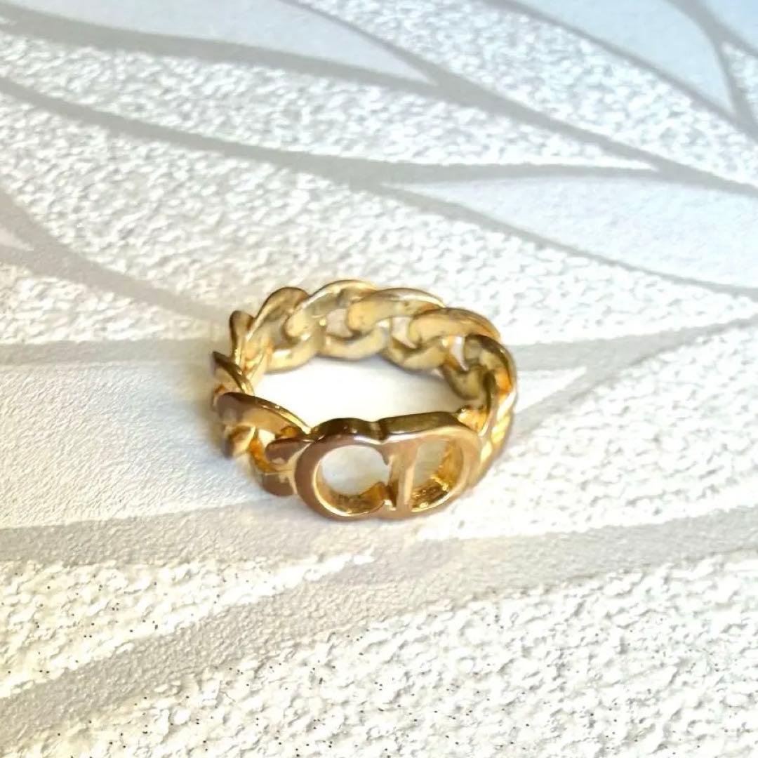 Christian Dior CDロゴ GOLDリング(size L)22号