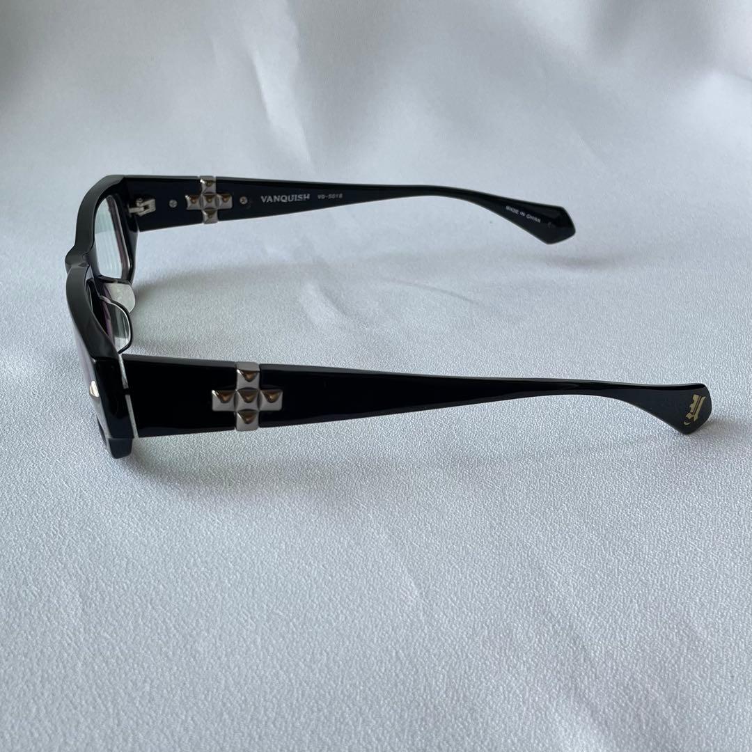 VANQUISH ヴァンキッシュ メガネ VQ-5018 ケース付 ブラック - メルカリ