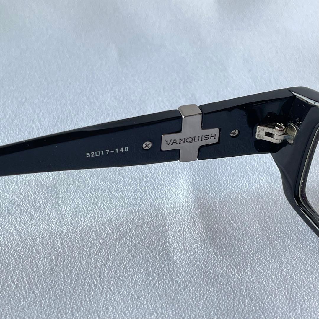 VANQUISH ヴァンキッシュ メガネ VQ-5018 ケース付 ブラック - メルカリ