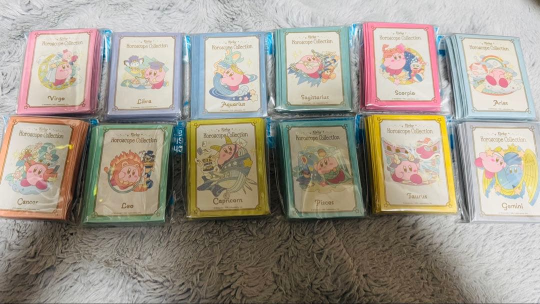 【新品未開封】星のカービィ ホロスコープ スリーブ 全種類セット Amazon | エンスカイ(ENSKY) KIRBY ホロスコープ キャラクタースリーブ