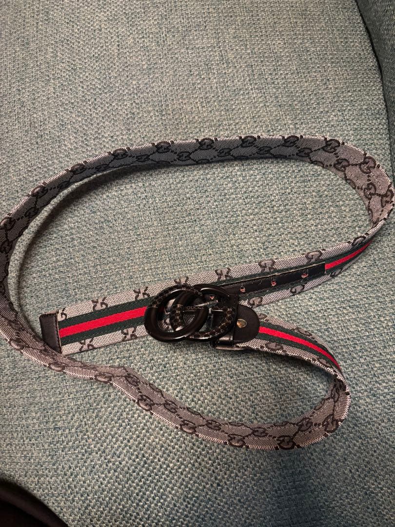 Gucci GGパターン ベルト キャンバス グッチ GUCCI 473030 KGDHN ベルト メンズ ファッションリバーシブル