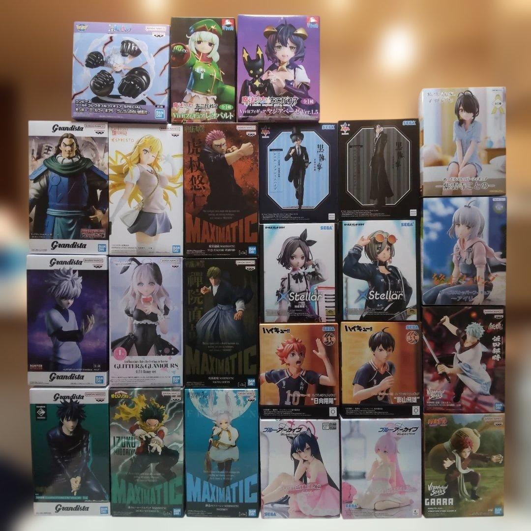 新作プライズフィギュアまとめ売り２４体セット③ シャニマス』『ぼっち・ざ・ろっく！』『ガンダム 水星の魔女』など