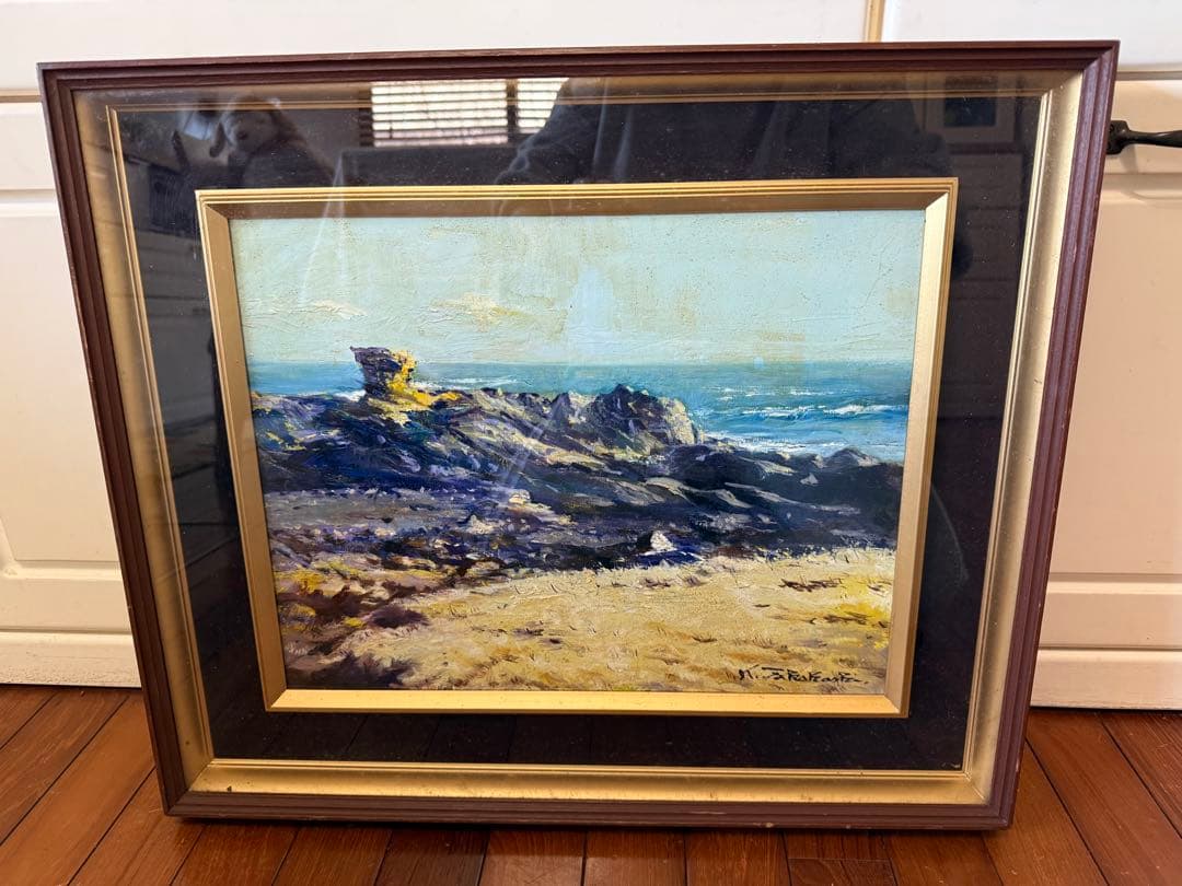 101.「外房の海」髙橋一善 油絵