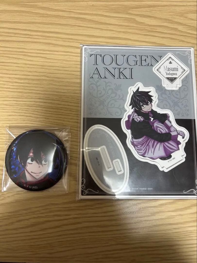 桃源暗鬼 淀川真澄 缶バッジ メイド アクリルスタンド