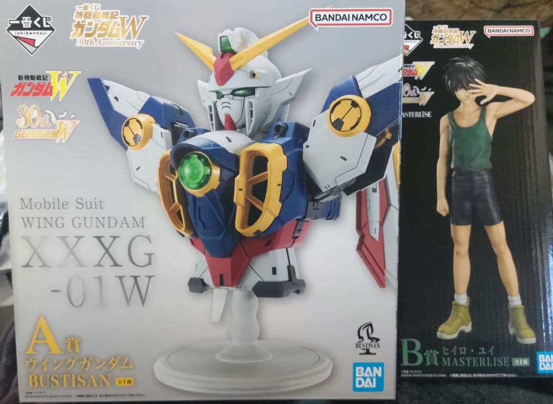 一番くじ 新機動戦記ガンダムW 30th A賞B賞　おまけ付