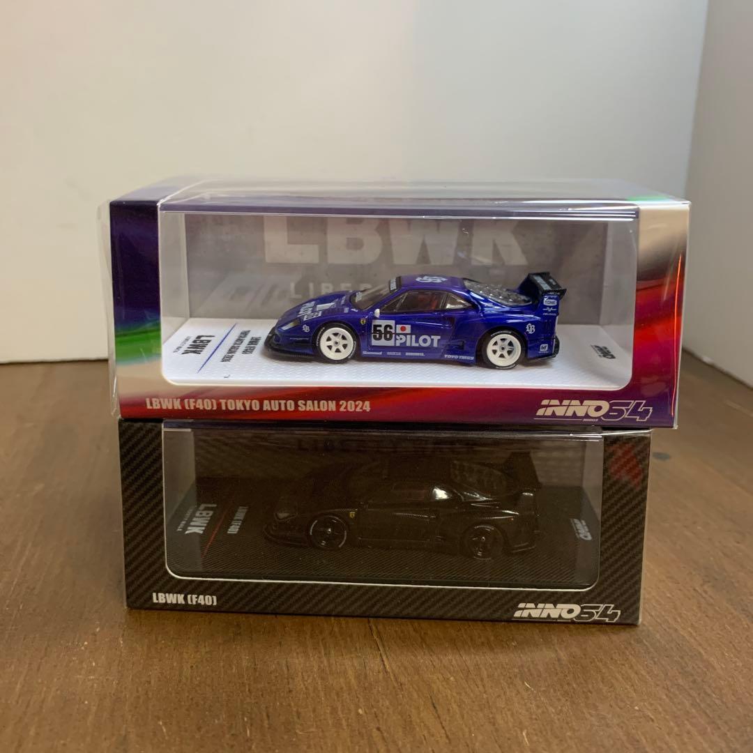 イノモデル　1/64 フェラーリ　F40 INNO64 まとめ　セット Amazon | INNO イノモデル フェラーリ F40 1/64 東京 オートサロン 白